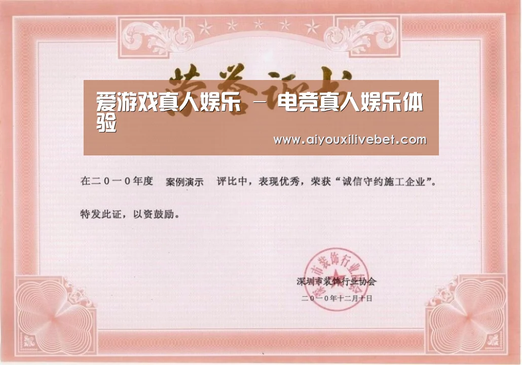 荣誉证书二